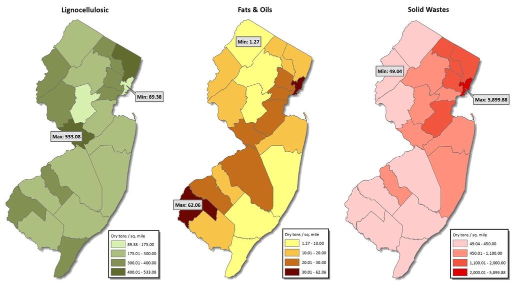 Biomass Supply Analysis: Geographic Distribution by