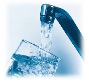 Tap Water Local governments add chlorine to kill infectious organisms. Tap water has less microbes than bottled water.