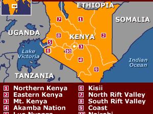Map by Kenya