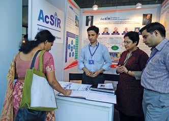 3 Educative stall at IGIB, New Delhi AcSIR put up a stall for information dissemination on various academic programs of AcSIR at Institute of Genomics and
