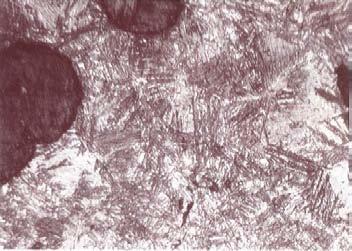. c) Fig. 3. Microstructure of the ductile cast iron after dual-stage ferritizing annealing. Magnification 500 x.