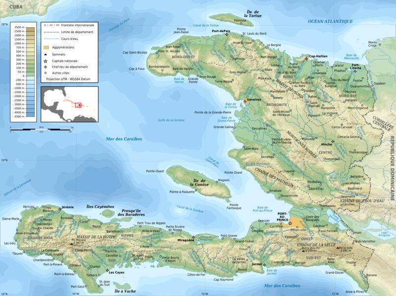 Haiti is located in Caribbean sea/ Hispaniola Island/boarder Dominican Republic Bassin versant Massacre Location : Caribbean Bassins