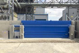 Whether it is a hinged or sliding, it will provide the protection against flood water or chemical spills. Our largest single heavy duty door to date is 6.4m wide and 4.