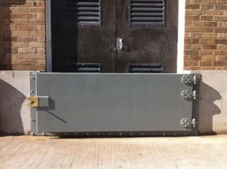 Double gates are available with demountable