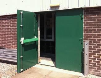 The use of these doors ensures that when a door is locked it is watertight - this removes the need to check if barriers are installed when a fl ood alert is received.
