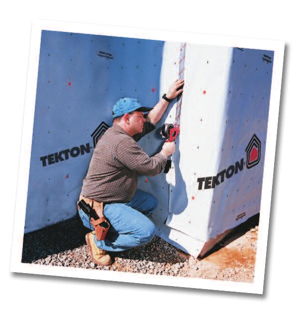 TEKTON Construction Tape Finish smart with TEKTON construction Tape. A strong, coated polypropylene film that seals seams and edges to ensure the integrity of the building envelope.