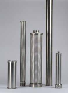 filtration capacity can be modified easily by varying the number of candle filters to obtain the required filter area.