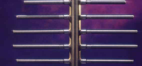 side, center, top, or bottom inlet piping The assemblies can be designed to accommodate flow in any direction Lateral spacing, length, diameter and slot opening sizes are based on individual system