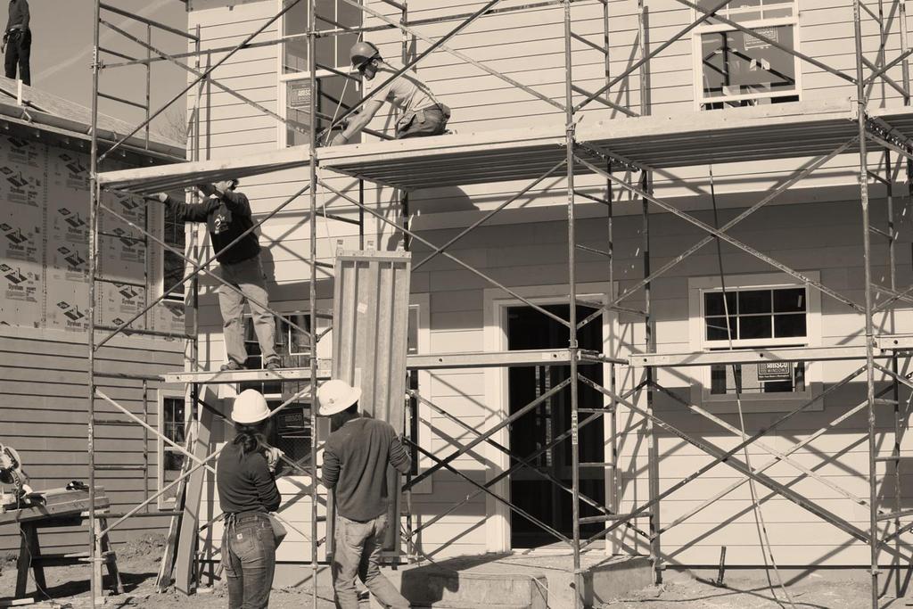 Safety on Heights: Our Policy Only volunteers over the age of 18 are allowed to work on heights of more than six feet off the ground. This includes all work on scaffolds.
