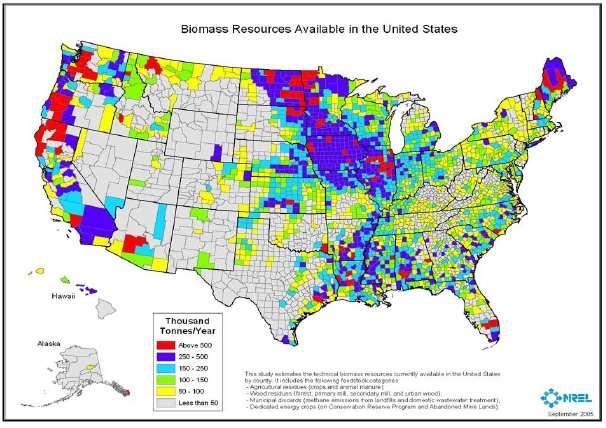 Biomass SOURCE: Purdue University 2006 Indiana Renewable Energy Resources Study / Office of Energy