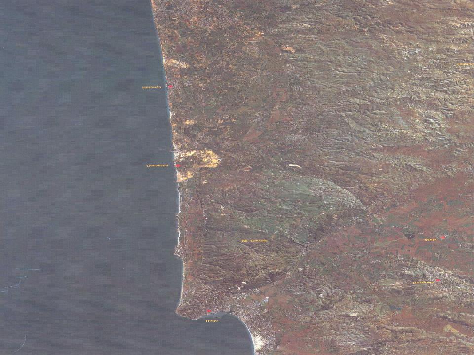 Satellite View of North Israel