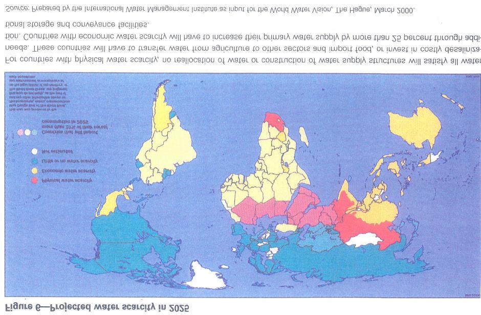 Projected Water Scarcity in 2025 Source:WDR