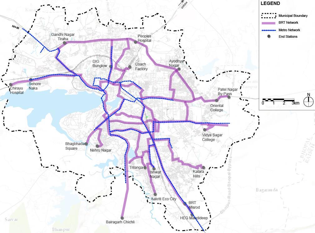 1. Review Nature of Transit- Key Takeaway Proposed Metro route alignment runs parallel with the operations and proposed BRT routes Government intends to gradually phase out the