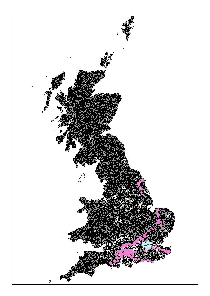 Valuable data set Completed coverage of Great Britain