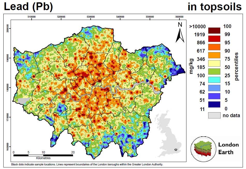Current uses of G-BASE data Chemical composition of UK land surface Underpin resource assessment Support policy