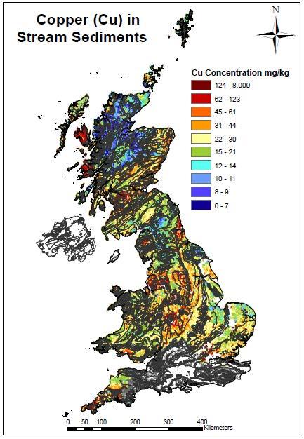 G-BASE in Great Britain Geochemical Baseline Survey of the Environment Systematic, high density, geochemical survey of UK Original survey