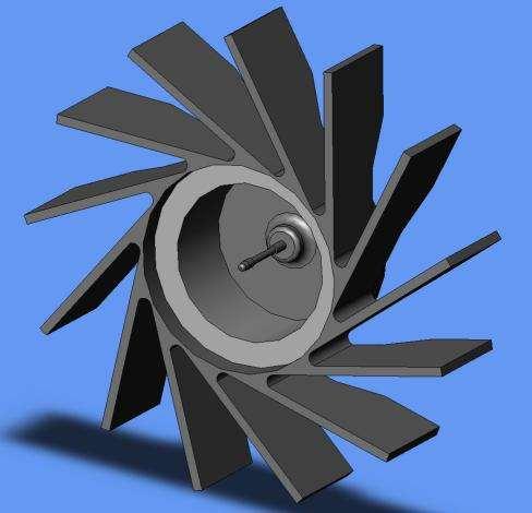 Design Study In-situ Magnetization of Fan Assembly 4-pole radial magnetization of a bonded