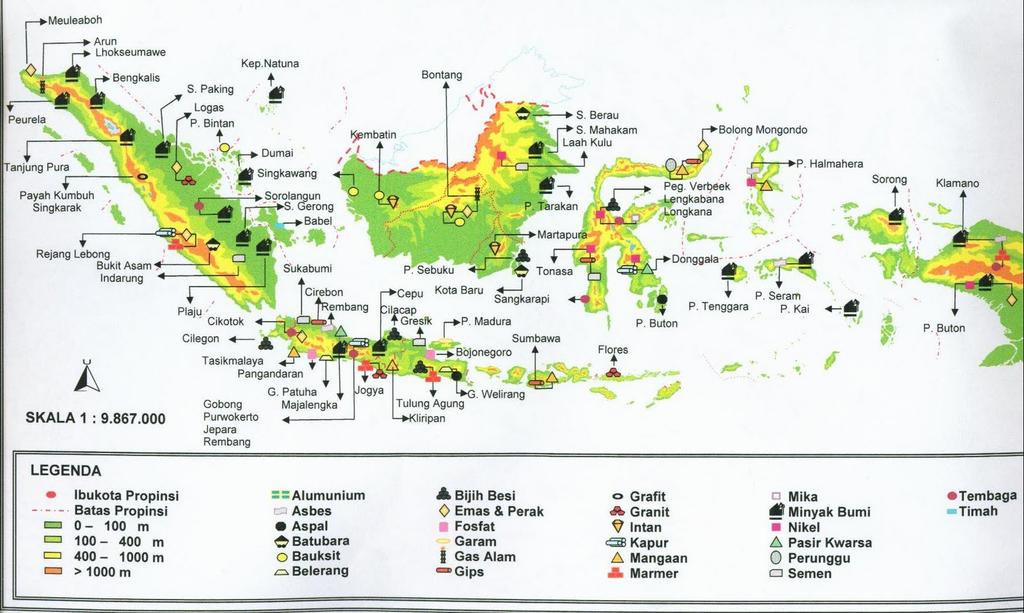 Mining in Indonesia Mines that are located across the Indonesian