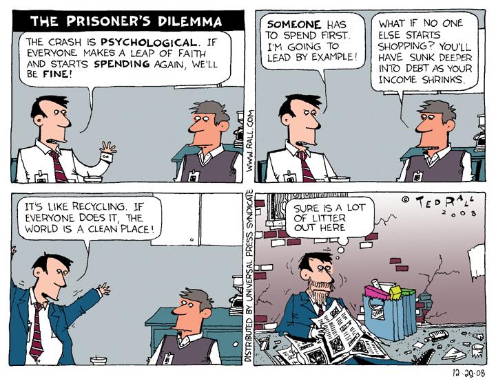 Prisoner s Dilemma in cartoons