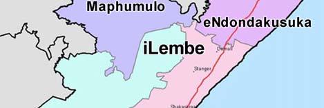 The Municipal area encompasses four local municipal council areas, namely: endondakusuka Ndwedwe, Maphumulo KwaDukuza Geographically, Ilembe District is the smallest of the ten District Councils of