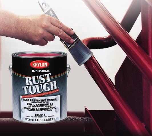 exterior applications Direct-to-metal on new and clean substrates Hard finish resists chipping and peeling Acceptable
