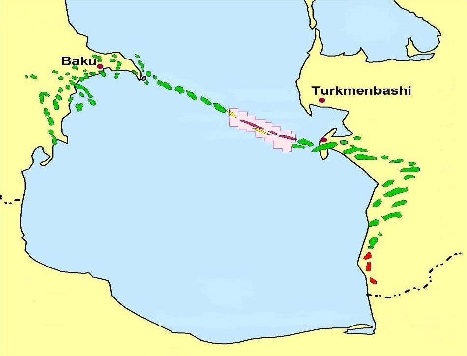Multiple options to link the Eastern Caspian gas resources with Europe and Turkey AZER- BAIJAN 1 Trans-Caspian Pipeline 1 Trans-Caspian Pipeline > 300 km offshore pipeline linking Turkmenistan and