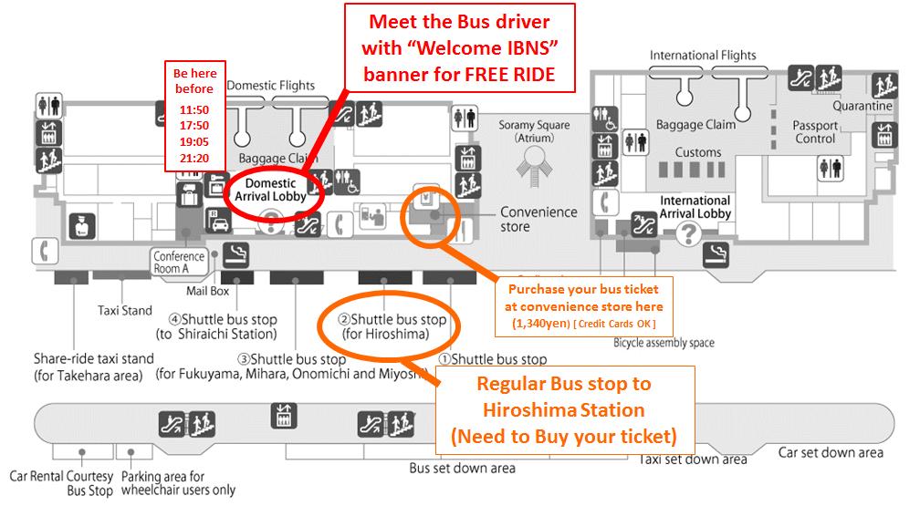 THIS IS THE MAP FOR THE FREE SHUTTLE BUS FROM THE AIRPORT DIRECTLY TO THE HOTEL ON JUNE 25. If you are arriving outside of the times listed above, here is the best way to get to the hotel.