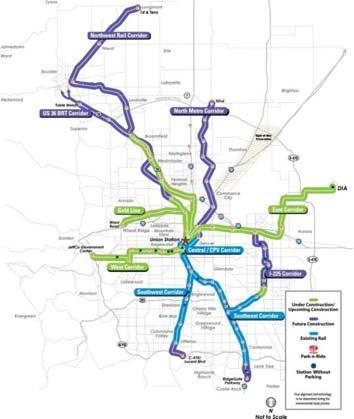 new light rail and commuter rail 18 miles of Bus Rapid Transit (BRT) service Voters