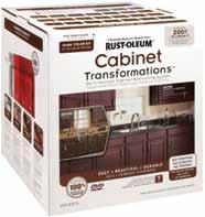 TRANSFORMATIONS No stripping, no sanding, no priming Use on wood, metal, melamine and laminate Available in 35
