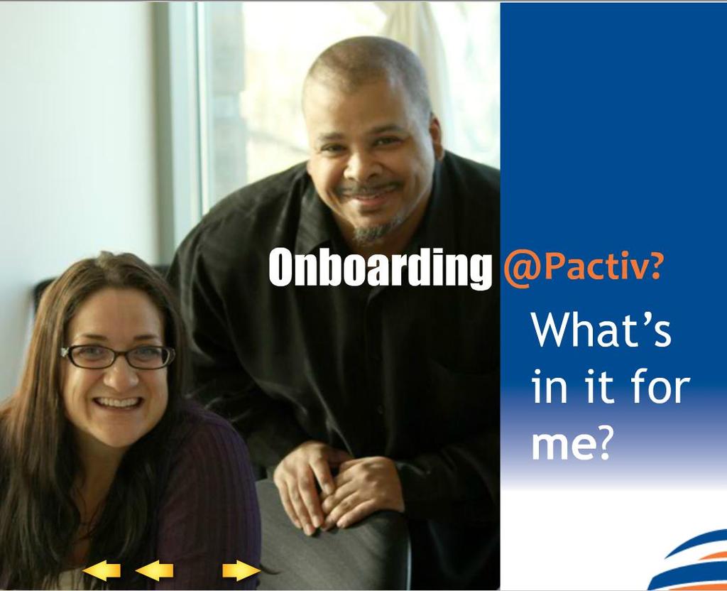Onboarding Involves