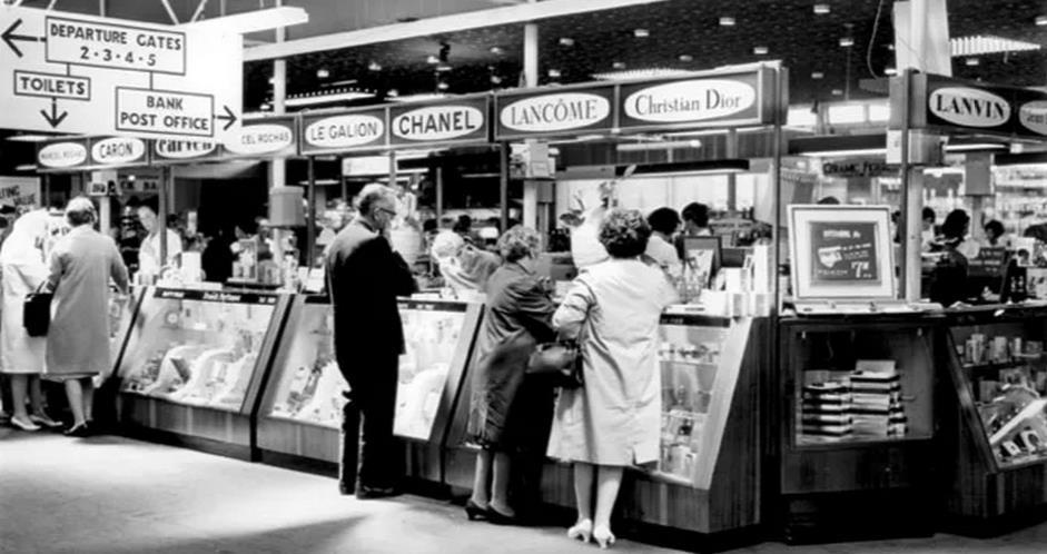 Shannon Airport in the 50s The so called Duty Free was born in Ireland in 1947.