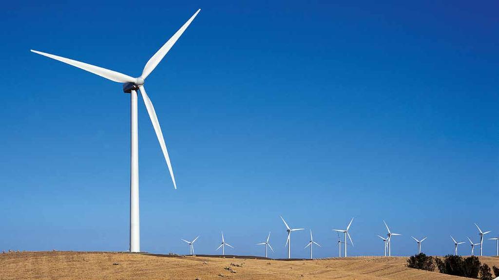 Wind Energy Wind energy can be captured by wind turbines. Wind turbines are designed to capture the wind s energy and convert it into a more useful form, such as electricity.