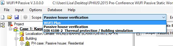 Thermal protection / Building Simulation - (PHIUS