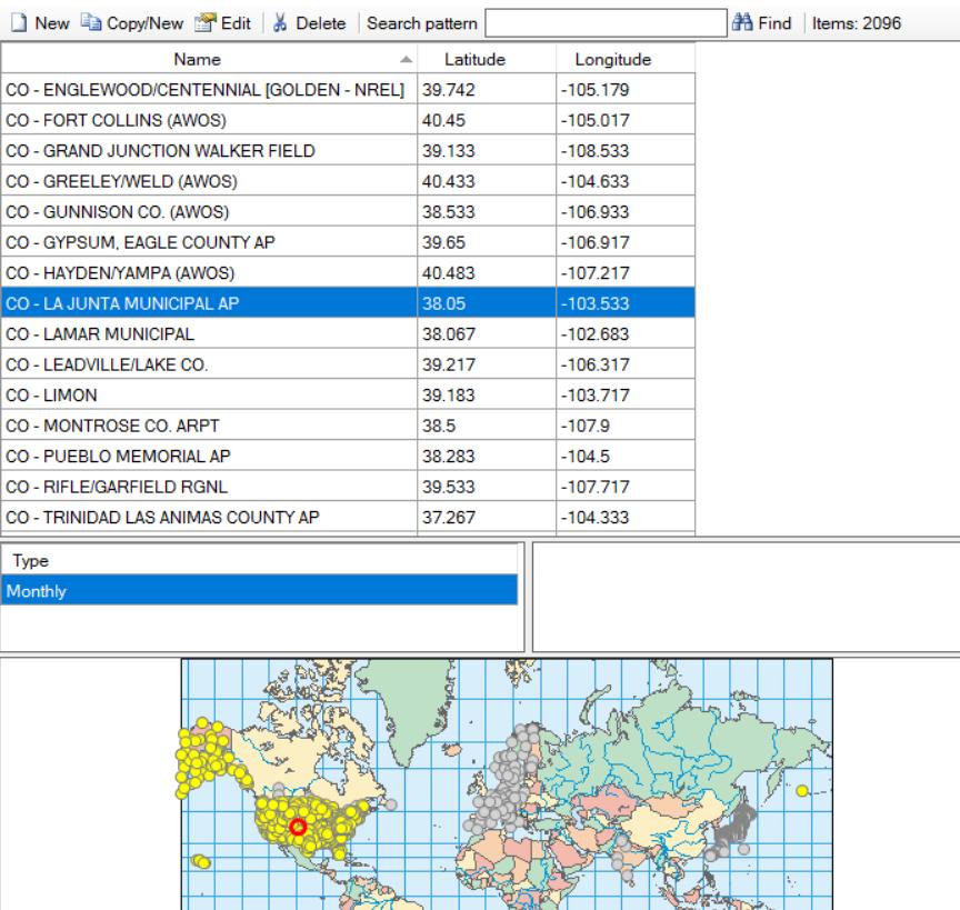 CLIMATE DATA Input in software: Download all PHIUS Data sets as XML File into WUFI