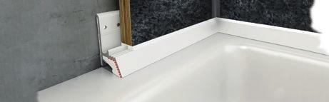 The 2mm wide rods are available by the linear metre in a base colour matching your chosen WetFlor décor.