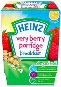 Global innovations on formulation and positioning can be a source of inspiration for Indian manufacturers Innovative Global launches in the Bakery & Cereals sector Brand: Very Berry Porridge