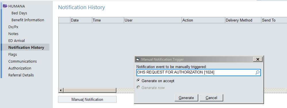 Auth/Certs Notification Event for RTA Notification