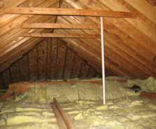 STEP #10 Attic Insulation Thickness Look. One quick way to determine if you need more insulation on the floor of your attic is to simply look across the floor of your attic.