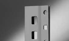 Its solid steel construction features shelves (available in 22, 20 and reinforced 20 gauge steel) with