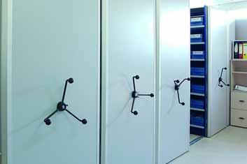 Mobile Shelving Outer Finishing The locker sides are normally covered with metal or wooden panels, giving them an attractive finish that blends in