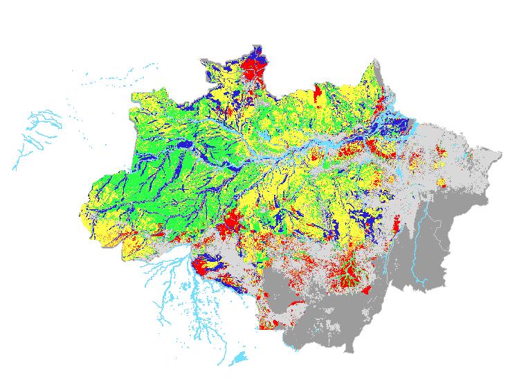 Geospatial: Brazil s Capacity for Complex Approaches is high: 60 W SimAmazonia Model Results: Opportunity 5 N 5 N Costs of Land for Soy,