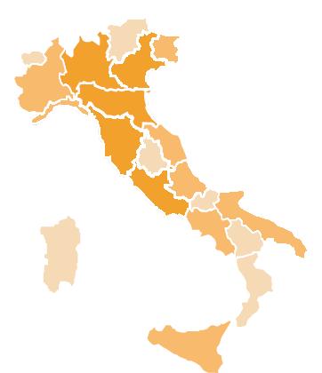 Pharmaceutical and upstream sectors by Regions Lombardy 28,000 direct employees, Lombardia ranks 1 st for pharmaceutical and biotech firms; 18,000 employees in upstream industries (chemicals,