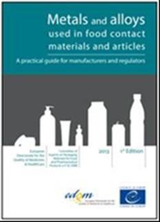 Example: Technical Guide on metals and alloys Practical guide for manufacturers, regulators and control laboratories (private and public sector) Specific release