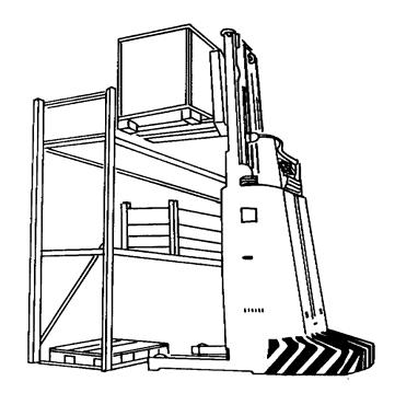 available Typically have sensors on forks (e.g., infrared sensors) for pallet interfacing 5.7.1 Counterbalanced Lift Trucks Counterbalanced lift trucks (a.k.a. fork trucks) are the workhorses of