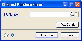 CHAPTER 15 SHIPMENT RECEIPT ENTRY FOR PROJECTS 3. Enter the receipt number, vendor document number, and date. (A vendor document number is required for a shipment/invoice.) 4.