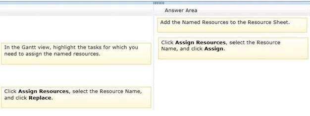 Correct Answer: AC /Reference: QUESTION 36 You are a project manager who uses Project Standard 2013.