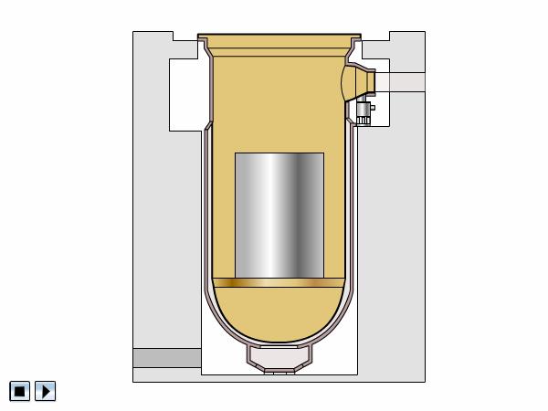 Severe Accident Mitigation In-Vessel Retention Core melt scenario AP1000 designed to retain core debris within the reactor vessel Cooling water flow path in vessel/insulation annulus Cooling