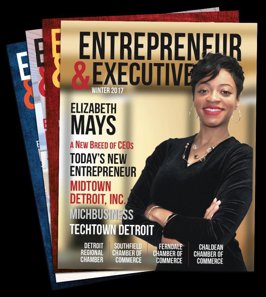 M A G A Z I N E To connect businesses, non-profits and entrepreneurs with on-the-rise and up & coming businesses who seek the opportunity to brand their organization in a magazine for a