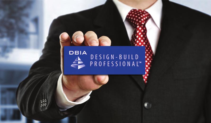 DESIGN-BUILD DONE RIGHT AND CERTIFICATION Certification provides the only measureable standard by which to judge an individual s understanding of "design-build done right.