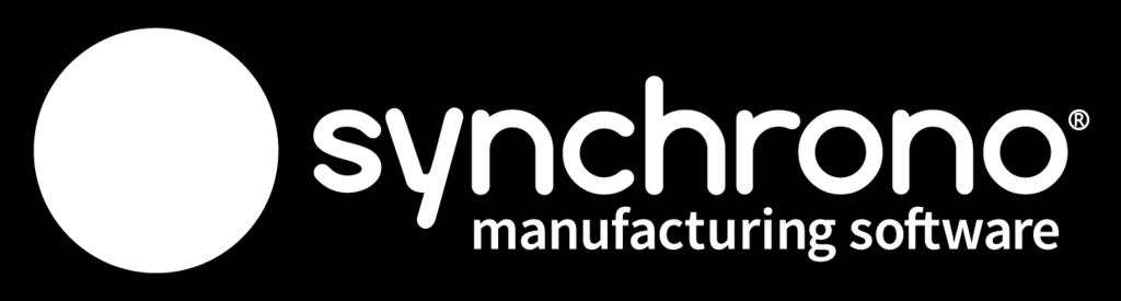 1772 info@synchrono.com synchrono.com Sync your supply chain from the factory out.